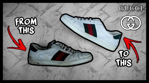 does gucci clean shoes|how to clean gucci sneakers.